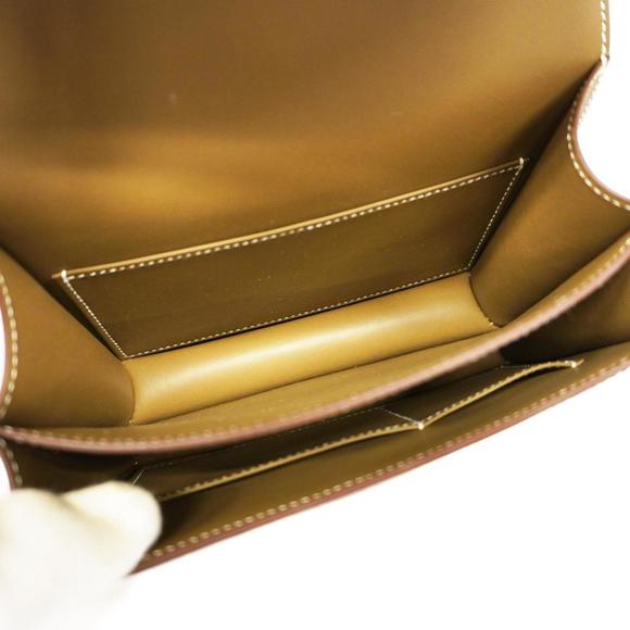 Hermes Shoulder Bag Constance 18 Epson Etoupe Gold Hardware Women's - Picture 10 of 11